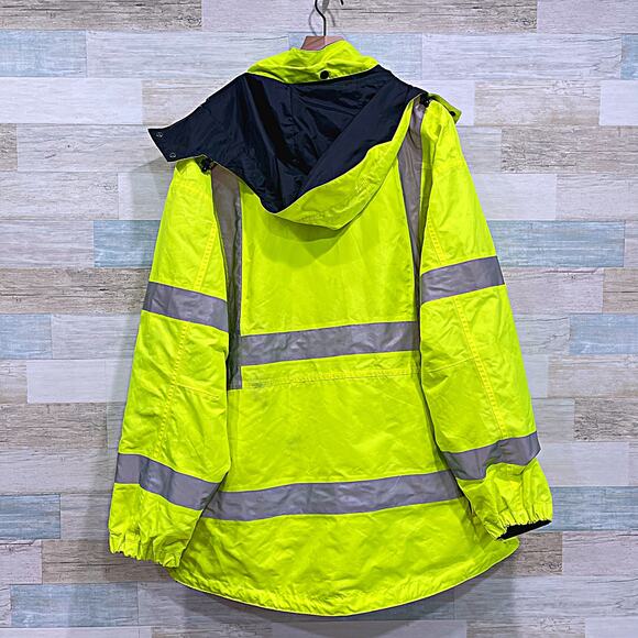 5.11 TACTICAL Rev High-Vis Parka Yellow ANSI/ISEA Class 3 Certified Mens 2XL - Picture 4 of 8